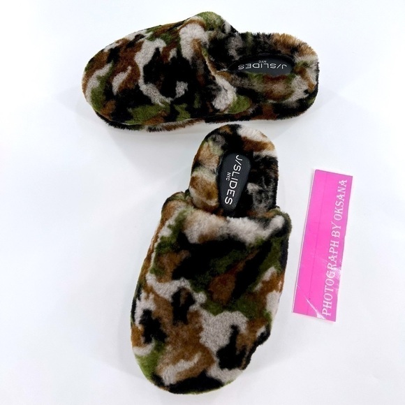JSlides Sleek Genuine Shearling Platform Slipper size US 6 - Picture 12 of 13